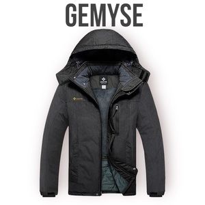 GEMYSE Men's Mountain Waterproof Jacket
